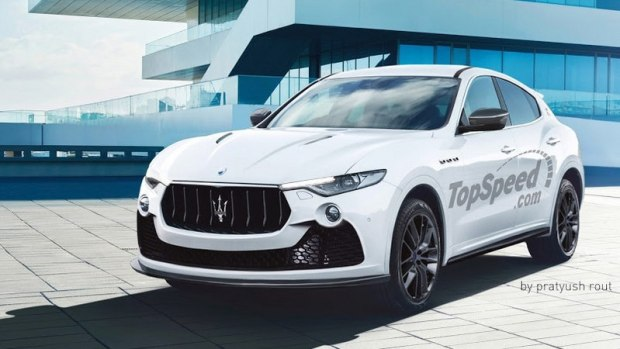 配3.8T V8 瑪莎拉蒂Levante GTS假想圖