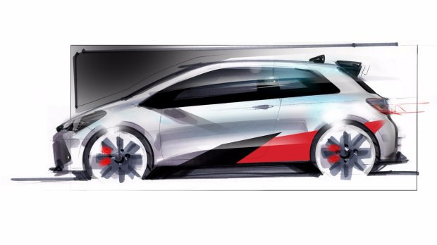 小鋼炮界新秀 曝豐田YARiS Gazoo設(shè)計(jì)圖