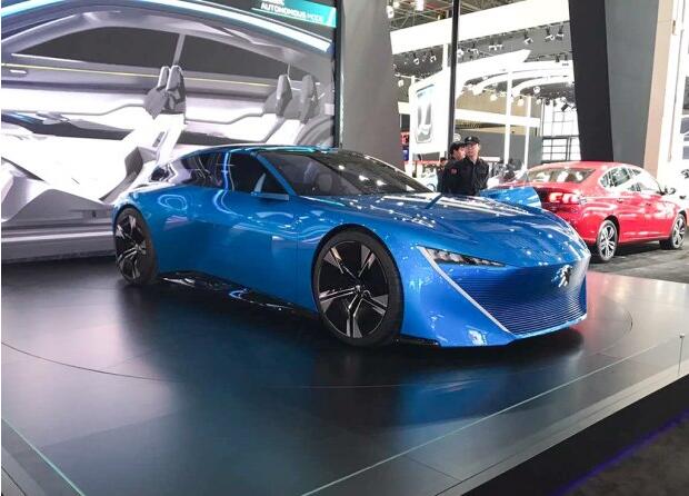 直擊2017上海車展：標致Instinct概念車亮相