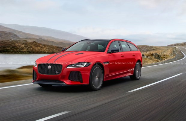 對標(biāo)RS 6 捷豹XF Sportbrake SVR假想圖