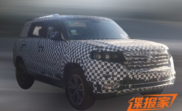 配置豐富 北京汽車全新SUV無(wú)偽內(nèi)飾諜照