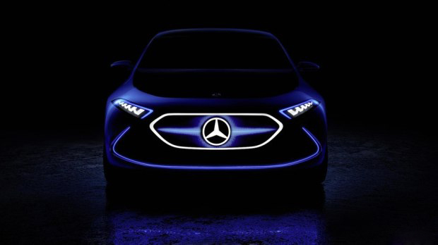 或定位電動兩廂車 奔馳EQA概念車預(yù)告圖