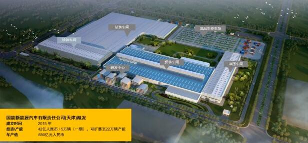 國家新能源汽車有限公司首款NEVS9-3EV亮相