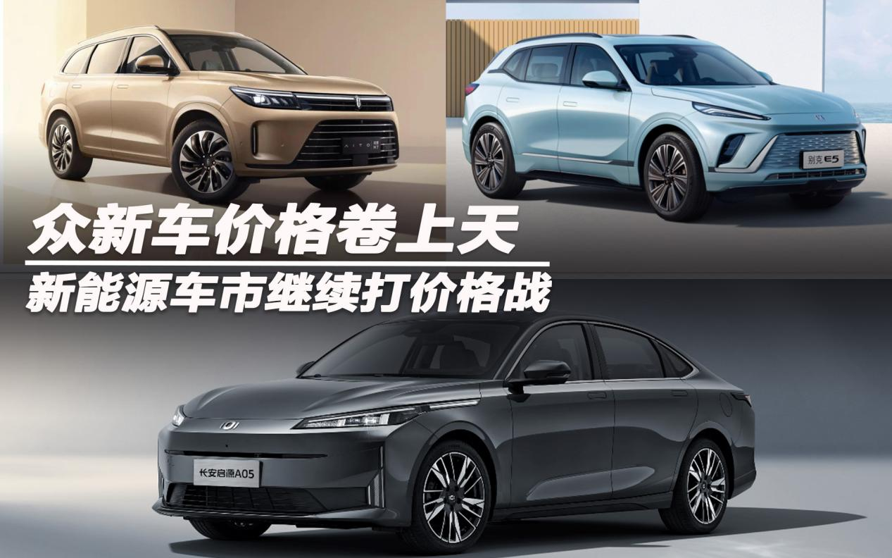 眾新車價格卷上天 新能源車市繼續(xù)打價格戰(zhàn)