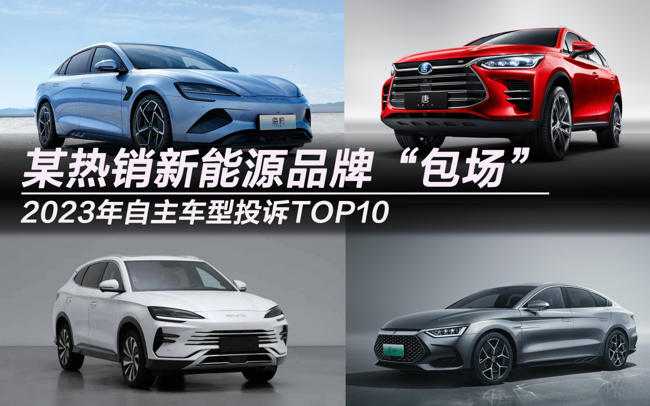 2023年自主車型投訴指數(shù)TOP10某熱銷新能源品牌包場