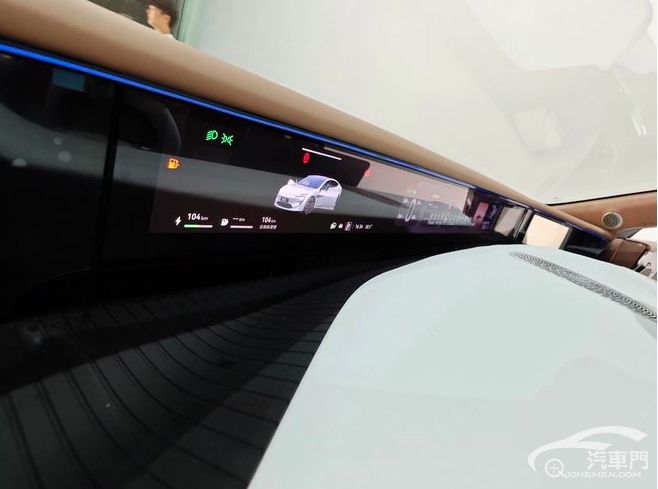 采用一體式遠端屏設計 阿維塔07高清內(nèi)飾曝光
