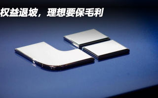 權(quán)益退坡，理想要保毛利