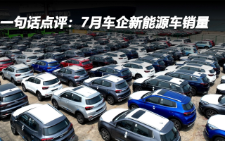 一句話點(diǎn)評(píng)：7月車企新能源車銷量