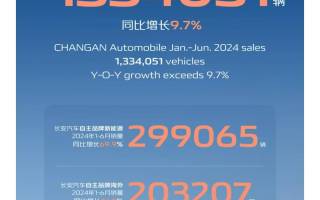 長(zhǎng)安汽車2024上半年?duì)I收767.23億元 凈利潤(rùn)同比下降63%