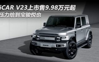 iCAR V23上市 五菱的路越來(lái)越難走
