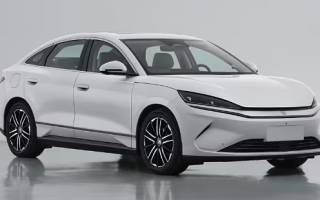 比亞迪秦L純電版申報(bào)圖曝光 換裝全新前臉造型