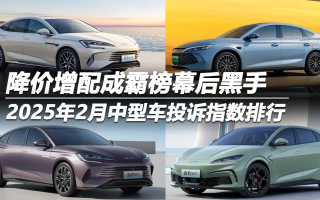 2025年2月中型車投訴指數(shù)排行 降價增配成霸榜幕后黑手