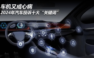 2024年汽車投訴十大“關(guān)鍵詞”之：車機(jī)又成心病