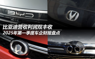2025年第一季度車企財(cái)報(bào)盤點(diǎn)：比亞迪營收利潤雙豐收