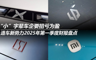 造車新勢力2025年第一季度財報盤點：“小”字輩車企要扭虧為盈