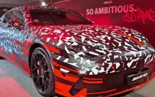 暴力電四門 梅賽德斯-AMG GT 四門轎跑低偽實車發(fā)布