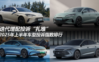 2025年上半年車型投訴指數(shù)排行:迭代增配投訴“扎堆”