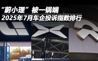 2025年6月車企投訴指數(shù)排行：“蔚小理”被一鍋端