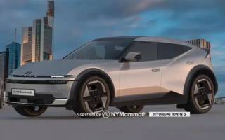 定位純電小型SUV 現(xiàn)代IONIQ 3假想圖