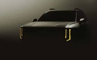 全新起亞Telluride預(yù)告圖 三排方盒子SUV