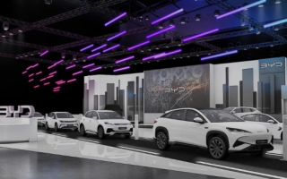 比亞迪首款電動輕自動車亮相日本