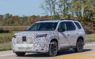 內(nèi)外有升級 新款本田Pilot路試諜照曝光