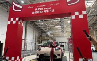 埃安UT super國民好車1號車正式下線